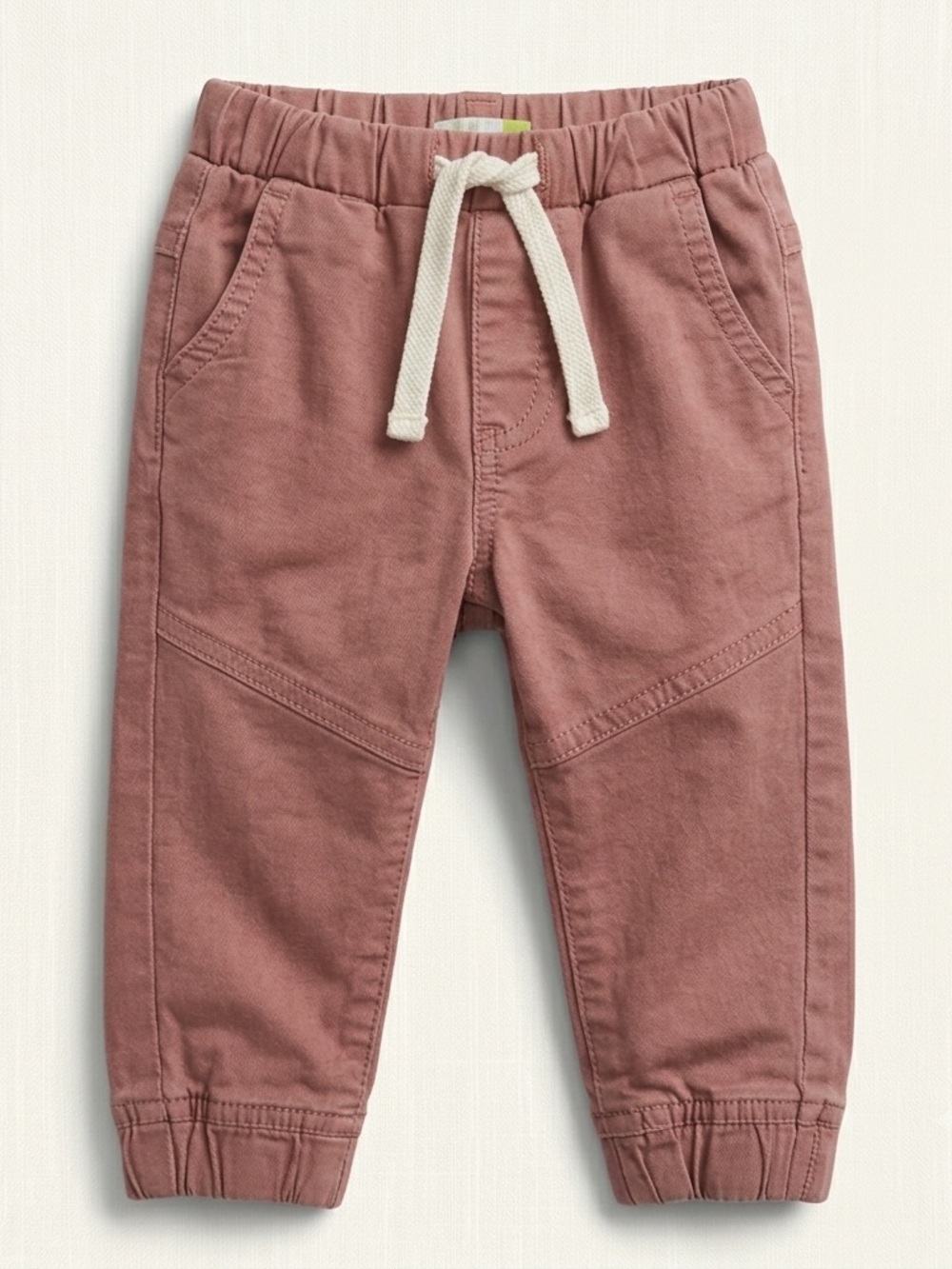 Gagou Tagou Kids Rust Pants with White Drawstring